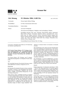 Grosser Rat - beim Kanton Aargau