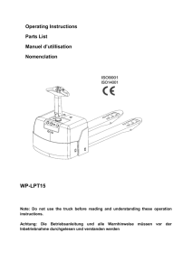 WP-LPT15 pallet truck