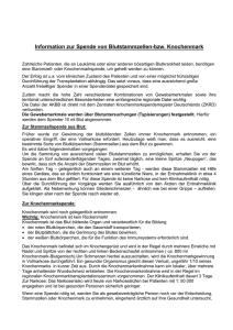 Info-Blatt zur Spende - beim SV Athletik Oranienburg