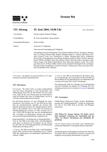 Grosser Rat - beim Kanton Aargau