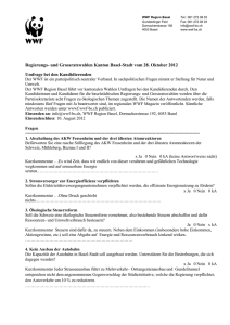 Fragebogen - WWF Region Basel