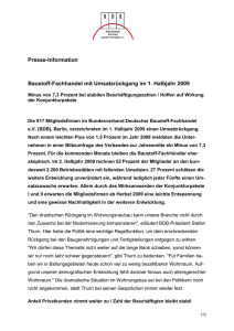 Presse-Information - Bundesverband Deutscher Baustoff