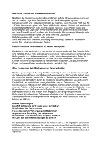 Hebammen liegen am Boden - Bayerischer Hebammen