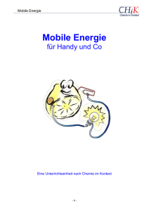 Mobile Energie für Handy & Co
