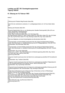 61-si - beim Nieder&ouml;sterreichischen Landtag