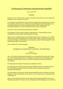 Verfassung der Deutschen Demokratischen Republik