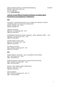 Stiftung Preu&szlig;ische Schl&ouml;sser und G&auml;rten Berlin