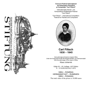 Carl Filtsch - Filarmonica de Stat Sibiu