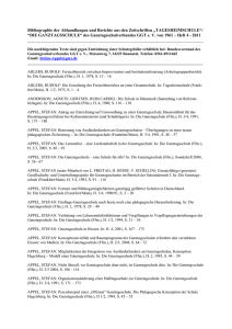 TAGESHEIMSCHULE - Ganztagsschulverband