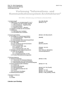 IKAS Gliederung und Literatur 12.07.2002 - Uni