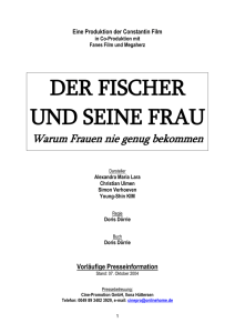 Presseheft  - Dreharbeiten.de
