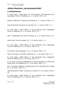 Bakk 2 Ao. Univ. Prof. Dr. Fritz Hausjell Christian Schwarzenegger