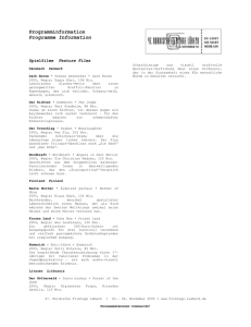 Vollständige Liste der Filme im Programm der 47. Nordischen