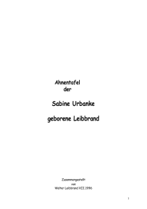 Vorwort zur 1