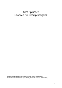 Alles taal?-Deutsche Version