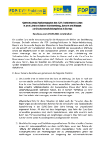 Positionspapier der FDP-Fraktionsvorstände zur - FDP