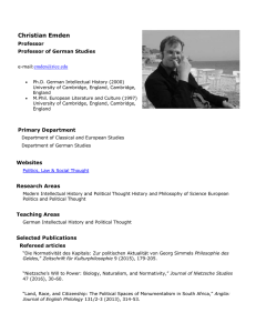 Scholarly Interest Report