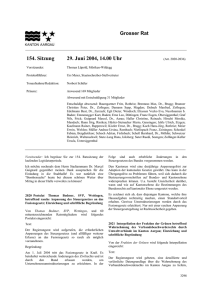 Grosser Rat - beim Kanton Aargau