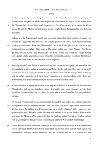 HEIDEGGER.WISSENSCHAFT UND BESINNUNG
