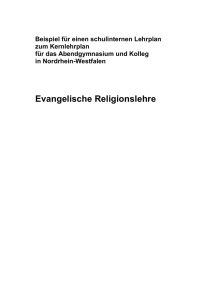 schulinterner Lehrplan