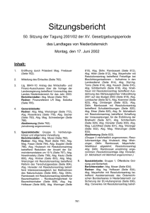 50-si - beim Nieder&ouml;sterreichischen Landtag