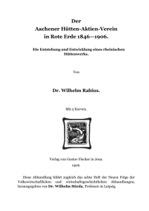 Dr. Wilhelm Rabius, Der Aachener