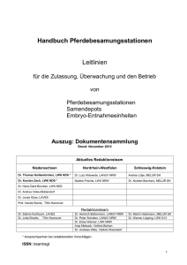 Handbuch Pferdebesamungsstationen