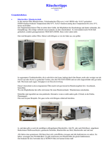 R&auml;uchern - Norwegen-Angelfreunde, Freunde geben Auskunft