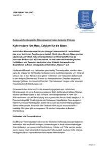 Mineral- und Heilwasser - Heilbäderverband Baden Württemberg e. V.