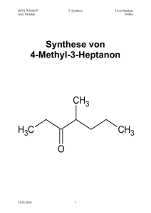 5. Synthese von 4-methyl-3