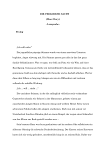 die verlorene nacht