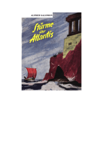 St&uuml;rme &uuml;ber Atlantis - Die Geschichte einer versunkenen Insel