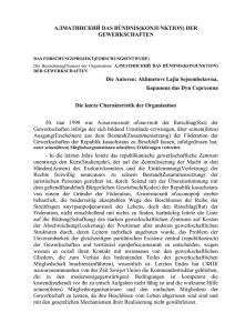 алматинский das b&uuml;ndnis(konjunktion) der gewerkschaften