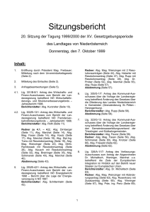 Inhalt: - beim Nieder&ouml;sterreichischen Landtag