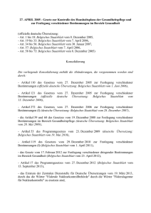 Gesetz zur Kontrolle des Haushaltsplans der