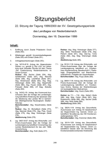 Inhalt: - beim Nieder&ouml;sterreichischen Landtag