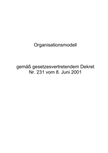 2. Das Organisationsmodell