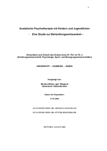Dissertation - bei DuEPublico - Universität Duisburg