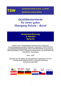 Zielebene - Leitziele - tsw