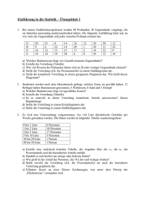 „Statistik I für Soziologen“ WS 1993/94