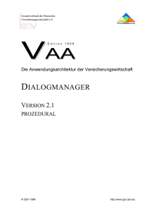 Dialogmanager - GDV