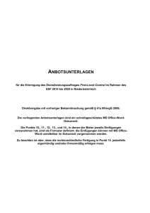 Anbotsunterlagen_Erbringung von FLC