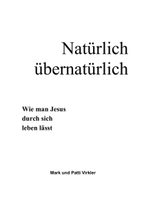 Natürlich - Communion with God Ministries