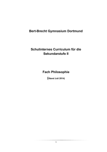 Philosophie - Bert-Brecht