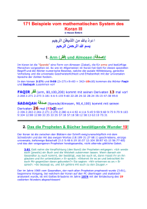 Teil 3 - Die 19 im Koran