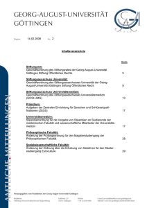 Seite - Georg-August-Universit&auml;t G&ouml;ttingen