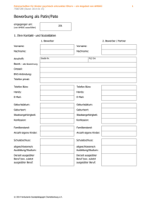 Big Brothers- Big Sisters - Patenschaften f&uuml;r Kinder psychisch