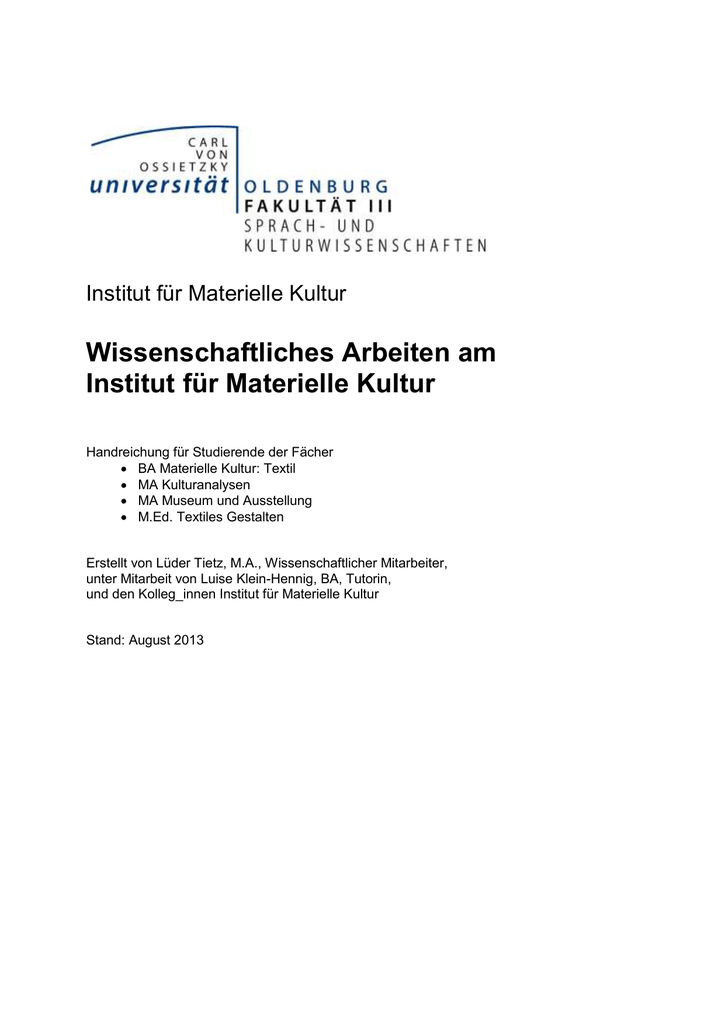 Wissenschaftliches_A.. - Universität Oldenburg