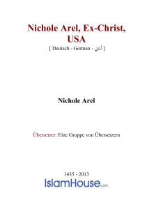 Nichole Arel, Ex-Christ, USA DOC