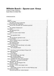 Spuren zum Kreuz - Christus im Alten Testament